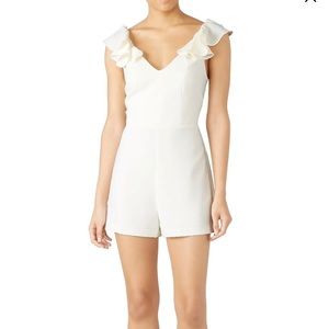 Amanda Uprichard ivory romper